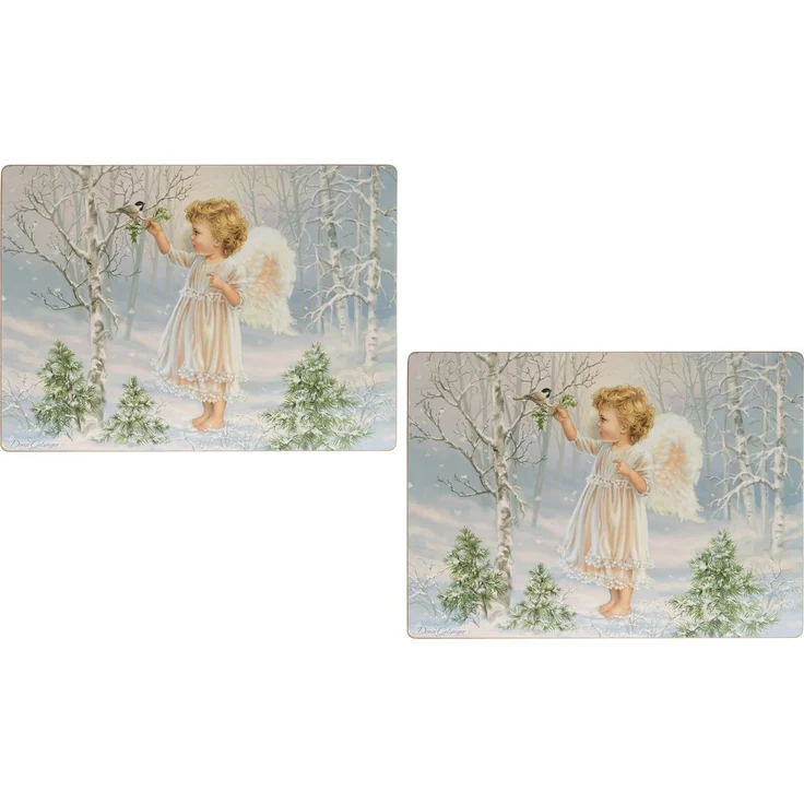 Myflair Möbel & Accessoires Platzset Winterengel, Weihnachtsdeko, (Set, 4-St) – Bild 5
