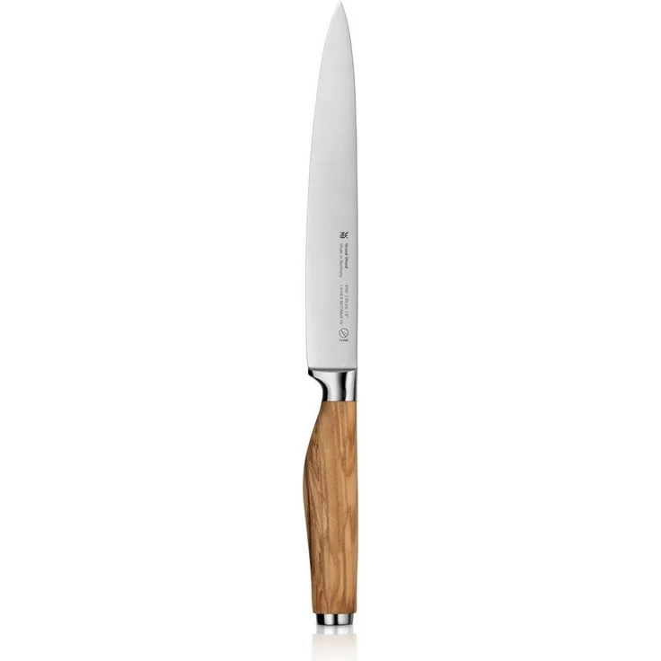 Fleischmesser Grand Wood 20 cm, Holz, Stahl, Silber, Holzfarben, 8 x 3 x 37 cm – Bild 3