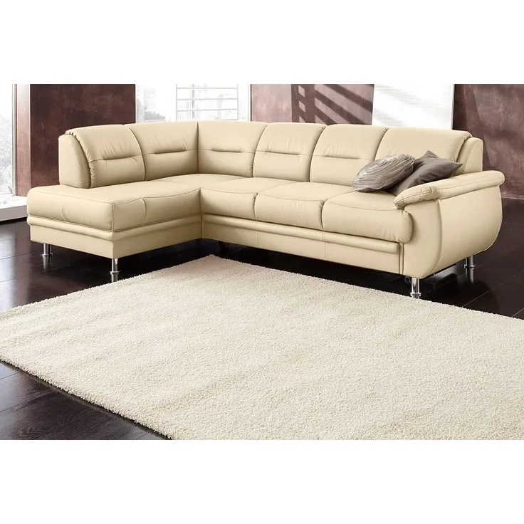 sit&more Ecksofa Mailand L-Form, wahlweise mit Bettfunktion