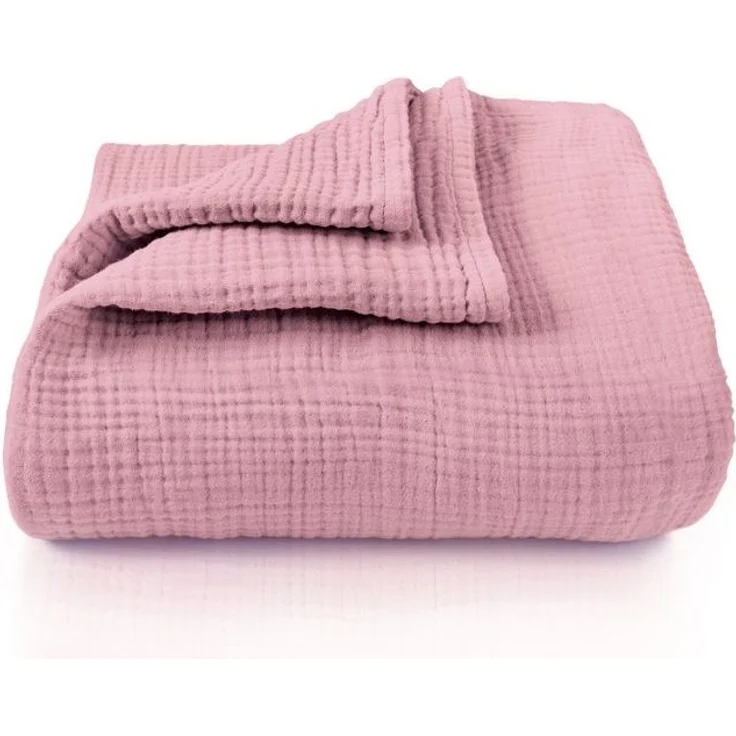 Babydecke Premium Musselin Babydecke 4-lagige Decke aus 100% Baumwolle, Laynenburg, Musselin Babydecke, Kuscheldecke oder Schlafdecke, Pucktuch, Spucktuch – Bild 4