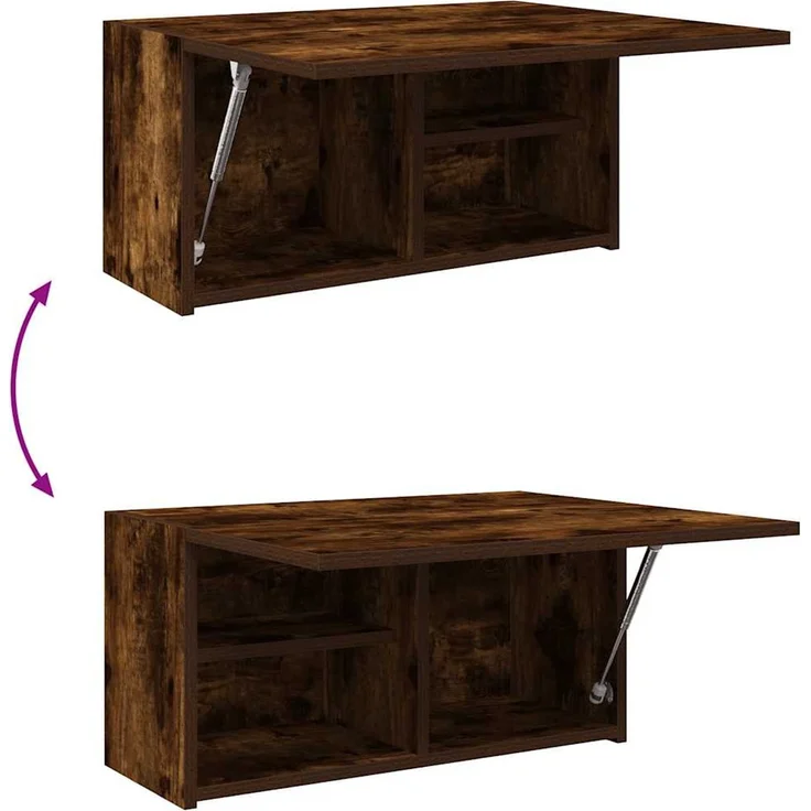 vidaXL Bad-Wandschrank Räuchereiche 60x25x30 cm Holzwerkstoff 860062 – Bild 8