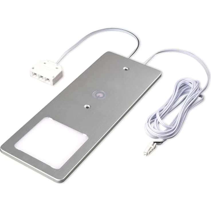 kalb LED Unterbauleuchte Silber 5W - sehr flache Küchenleuchte mit Touch-Dimmfunktion, 3er Set warmweiß, warmweiss – Bild 9