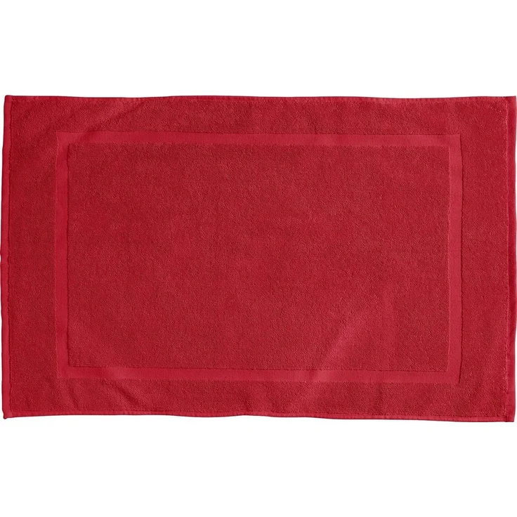 REDBEST Badematte Duschvorlage "Chicago", Höhe 5 mm, Frottier, eckig, Walk-Frottier Uni – Bild 1