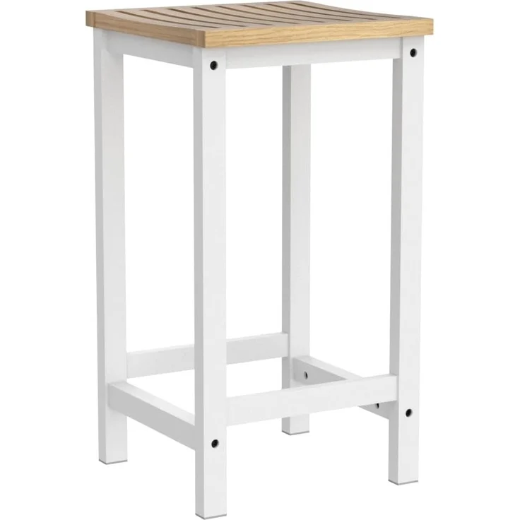 SoBuy Küchenstuhl FST29-WNx2 (2 St), 2er Set Stuhl Holzstuhl Essstuhl Hocker zum Küchenwagen – Bild 6