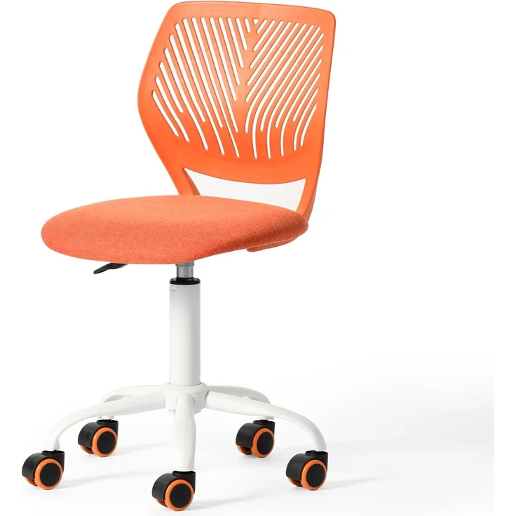 FurnitureR Home Office Stuhl, ergonomischer höhenverstellbarer Drehstuhl mit Rollen, moderner Computerstuhl für Arbeitszimmer und Büro