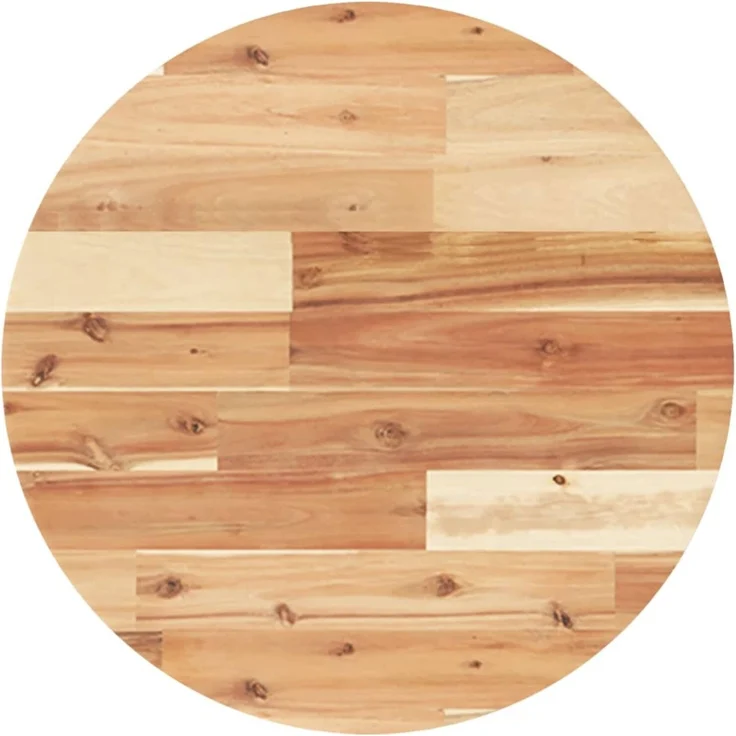 vidaXL Tischplatte Rund Ø50x4 cm Massivholz Akazie 4008701 – Bild 2