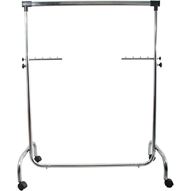GERSO Kleiderständer Kleiderständer 100 cm breit mit Auszügen, höhenverstellbar, auf Rollen – Bild 2
