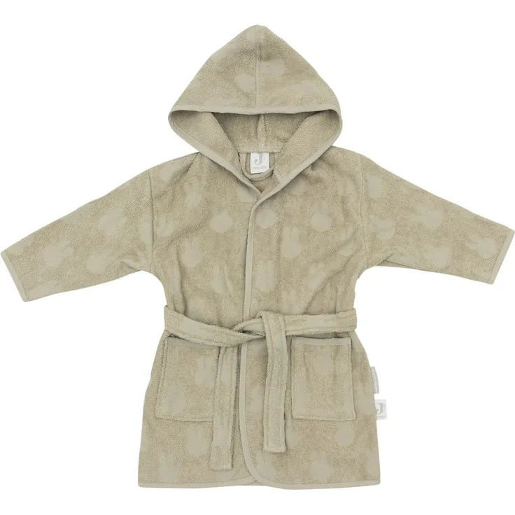 Jollein Miffy Jacquard Bademantel – Olive Green –