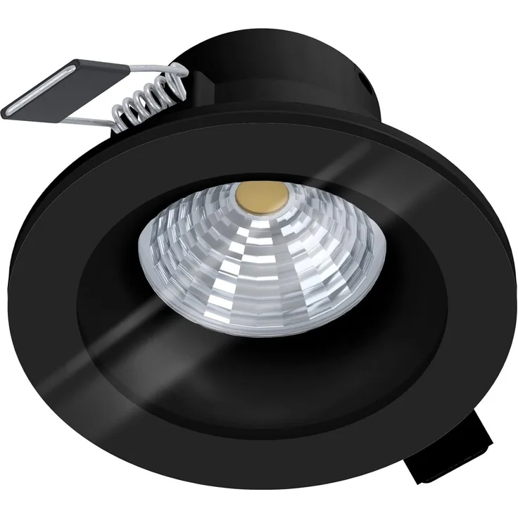 Eglo 99494 Einbauleuchte SALABATE schwarz klar Ø:8,8cm dimmbar 4000K