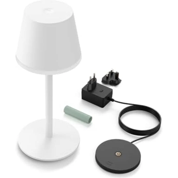 Philips 'Hue Go' Tischleuchte, weiß, White & Color Ambiance, mit Akku – Bild 4
