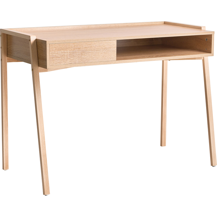 Schreibtisch KOFOTEN Hellbraun 107 cm 48 cm