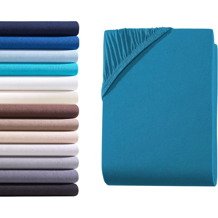 Hometex Premium Textiles Spannbettlaken Exclusive Topper-Spannbettlaken, Jersey, Für Matratzentopper und Boxspringbett Topper