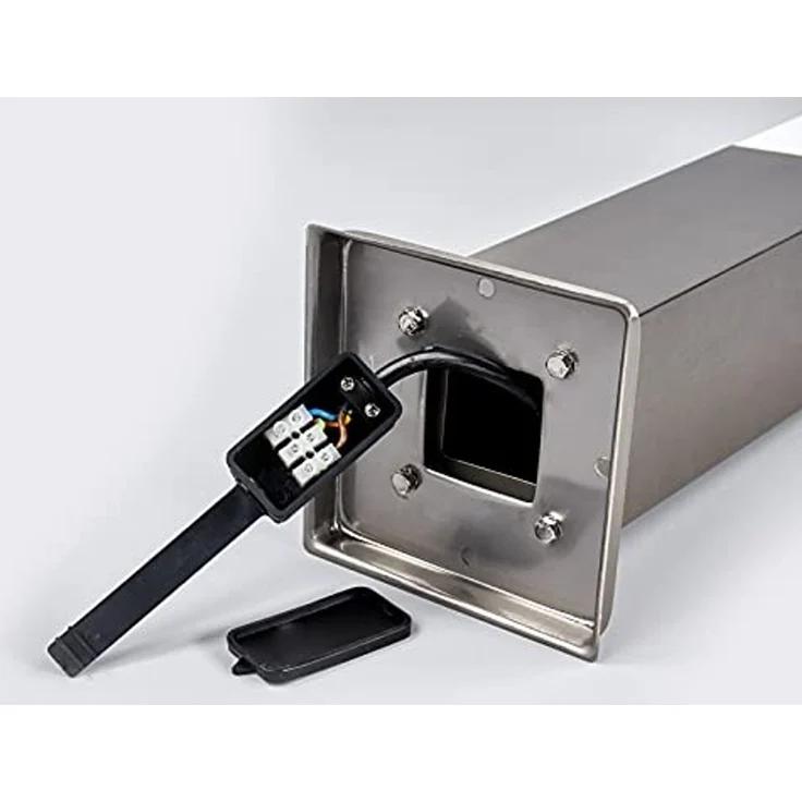 Lindby Außen-Stehlampe Lorian, Edelstahl Alu IP44, 1 x 15 W LED – Bild 7