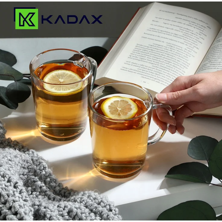 KADAX Kaffee-Tee-Gläser 410 ml 4er-Set – Bild 2