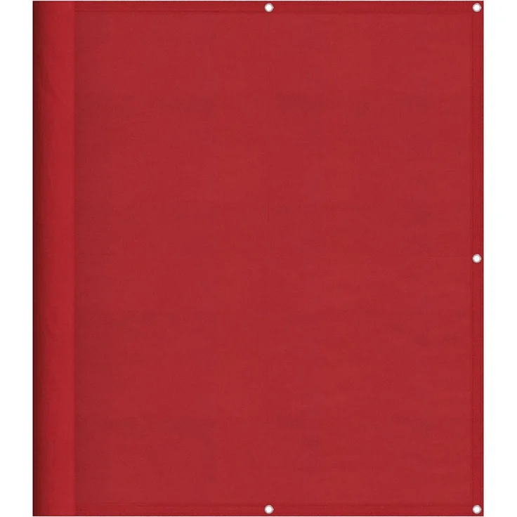 vidaXL Balkon-Sichtschutz Rot 120x800 cm 100% Polyester-Oxford 42002136 – Bild 1