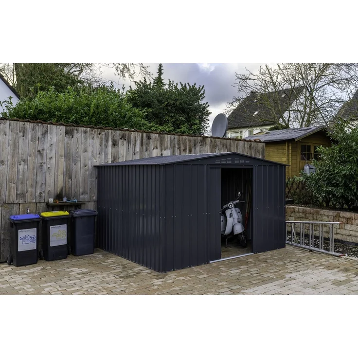 Globel Gerätehaus "Gartenmanager Dream" 1010, anthrazit – Bild 3