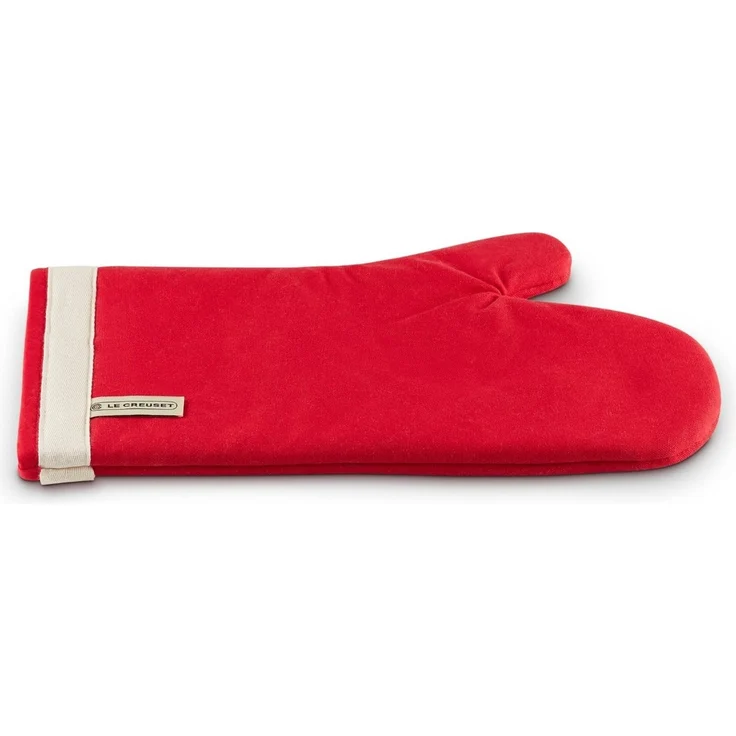 LE CREUSET Topflappen Ofenhandschuh kirschrot, (Schürzen & Ofenhandschuhe) – Bild 1
