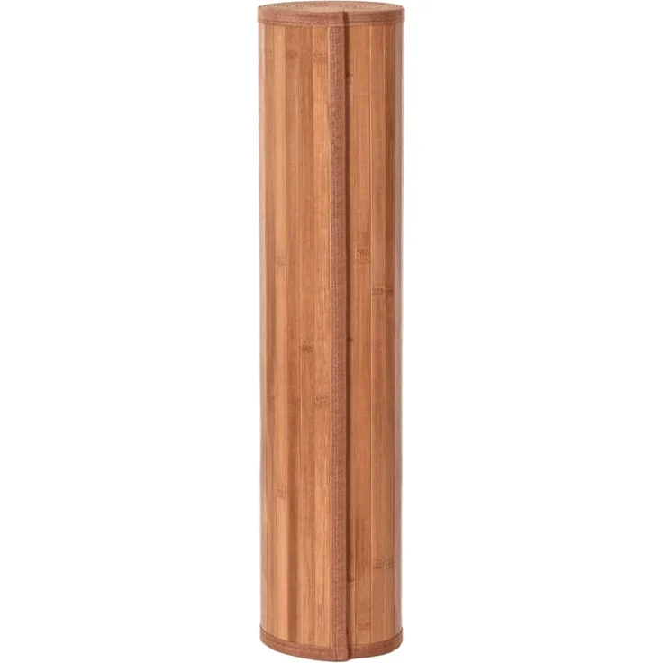 vidaXL Teppich Rechteckig Braun 60x200 cm Bambus 376836 – Bild 2