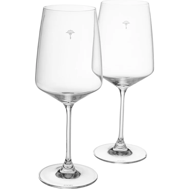 JOOP! 'DINING GLAMOUR' Rotweinglas 2er-Set, Glas klar, 8.8 x 22.5 cm, spülmaschinengeeignet – Bild 1