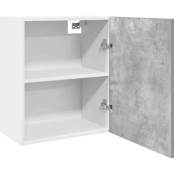 vidaXL Hängeschrank Lyon Betongrau 50x31x60 cm Holzwerkstoff 856106 – Bild 5