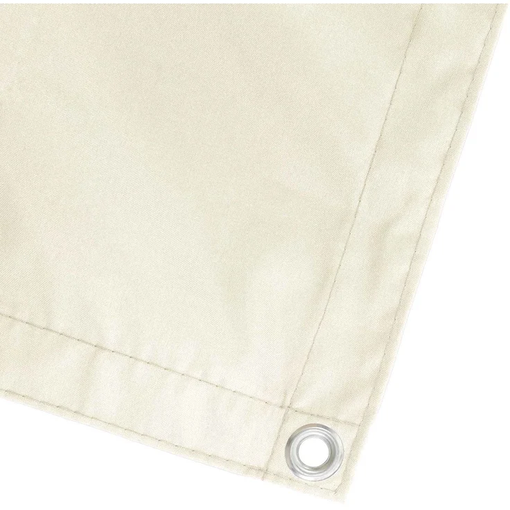 vidaXL Balkon Sichtschutz 200 x 200 cm Stoff mit PU-Beschichtung Creme 42036486 – Bild 3