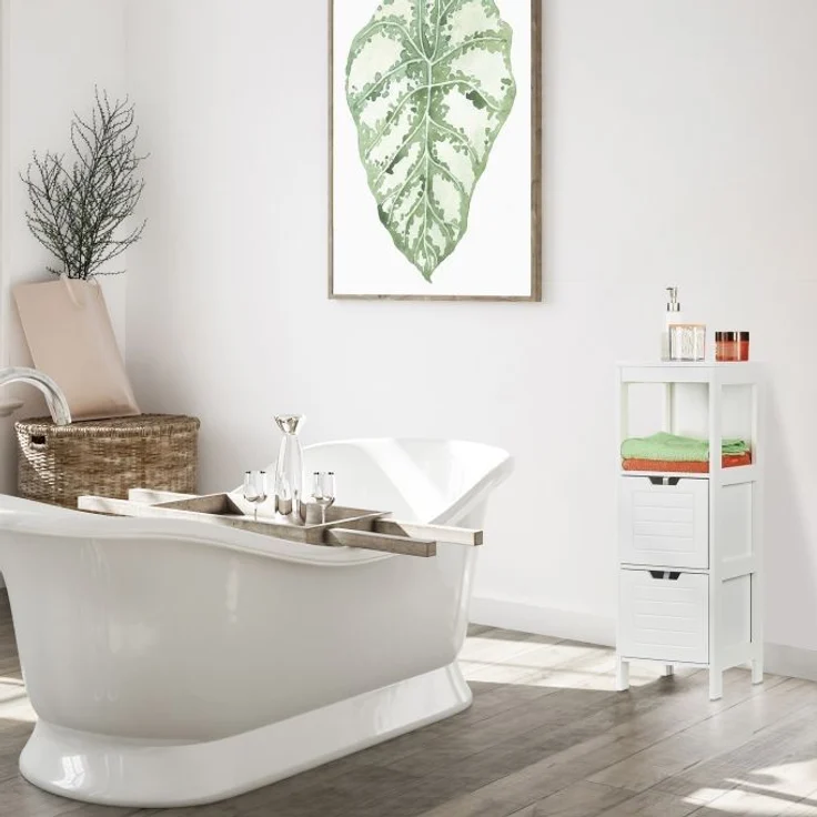 Badezimmerschrank weiß 10032185 – Bild 5