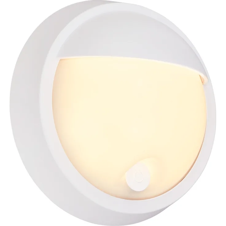 Briloner LED Außenwandleuchte Puni Akku 4W weiß Touch-Dimmer warmweiß