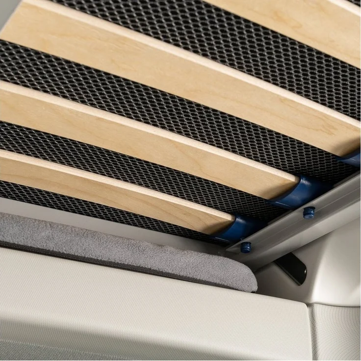 BLACK FOREST FOX Spannbettlaken VW Grand California 600 Loft Bed Up 3 tlg. Schonbezug Cosy Full Cover, Polyester, YKK-Reißverschluss,3D Air Mesh – Bild 2