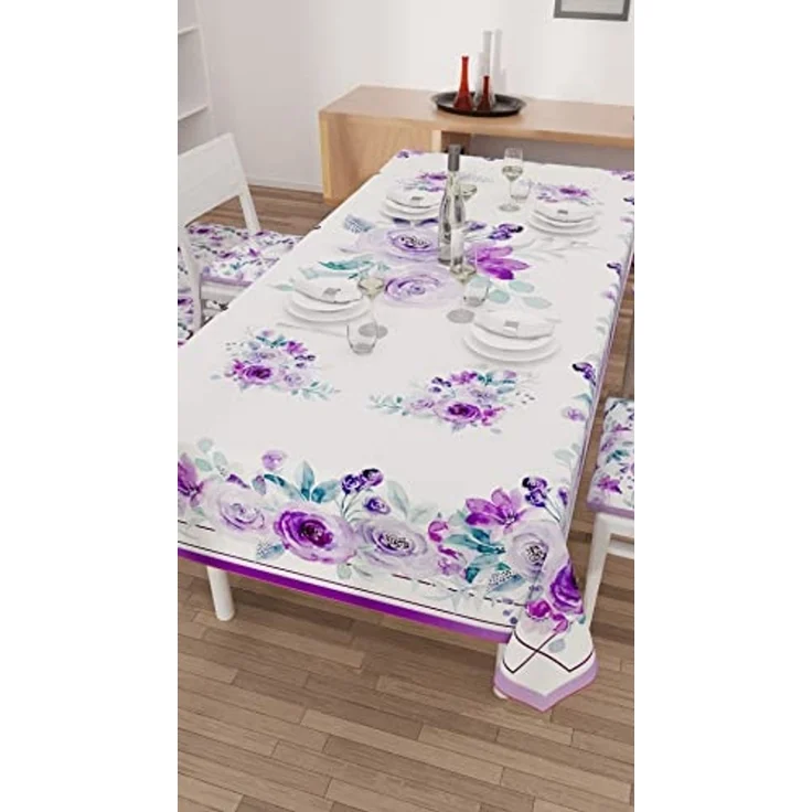 PETTI Artigiani Italiani - Tischdecke, schmutzabweisend, rechteckig, für Küchentisch, Blumenmuster, 02 x 12 Sitzer (140 x 240 cm), 100% Made in Italy – Bild 4
