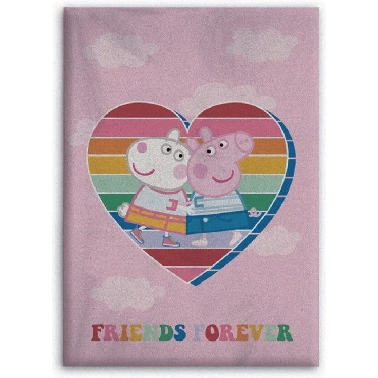 Peppa Wutz Pig Fleece Decke Kuscheldecke 100x140 cm