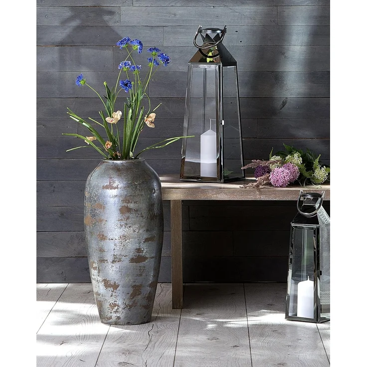 Dekovase LORCA Keramik 48 cm Dunkelgrau – Bild 2