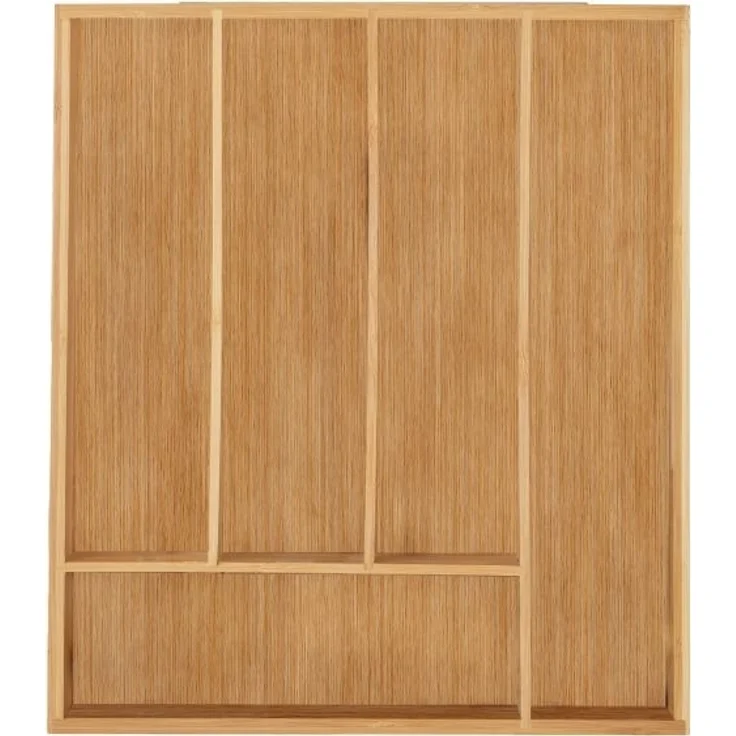 2 x Besteckkasten Bambus 5 Fächer 10044010 – Bild 1