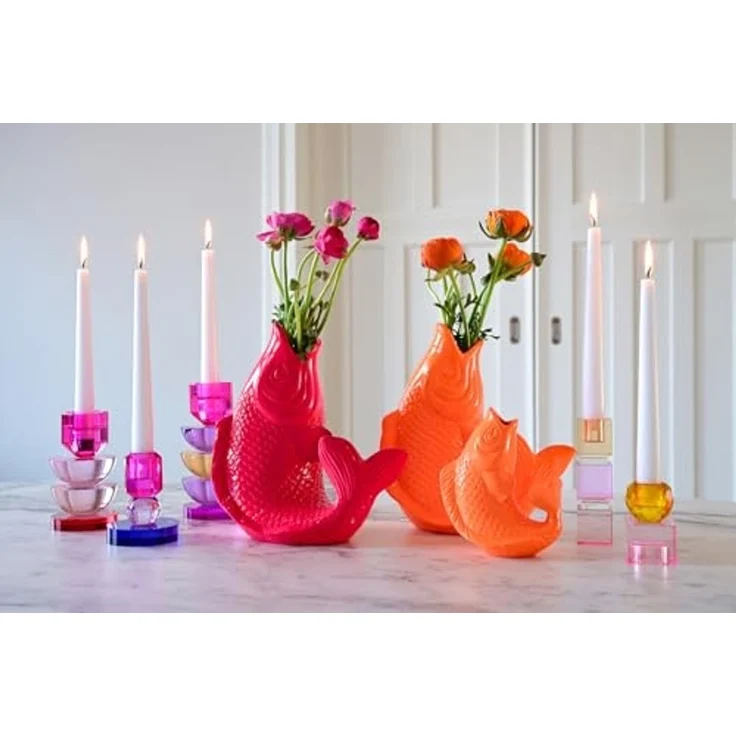 Gift Company Mamsell Koi Fisch Vase XS neon orange – Bild 3