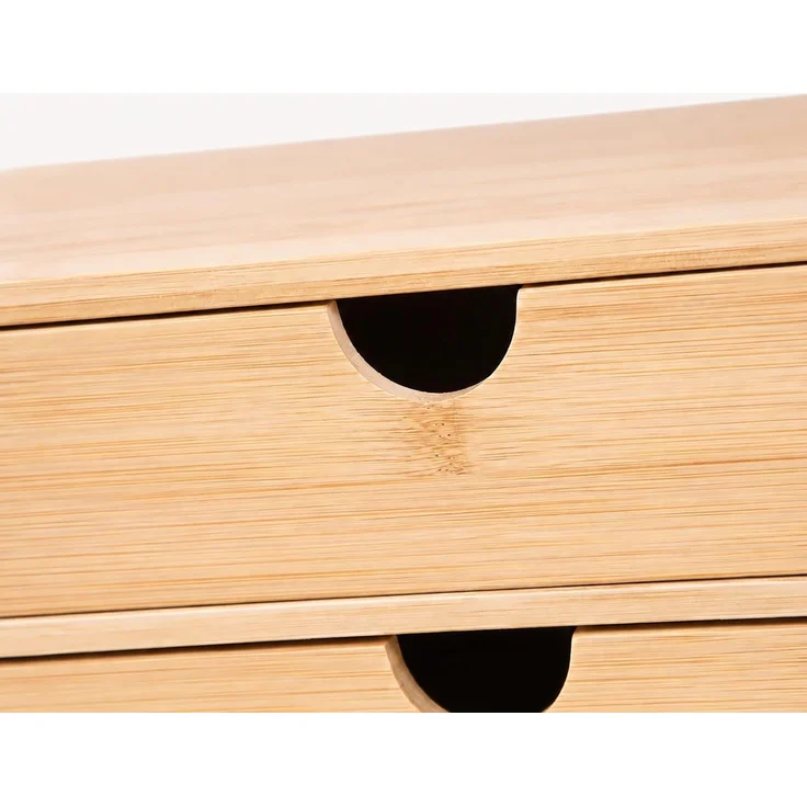 relaxdays Schubladenbox Bambus, (1-St), C – Bild 8