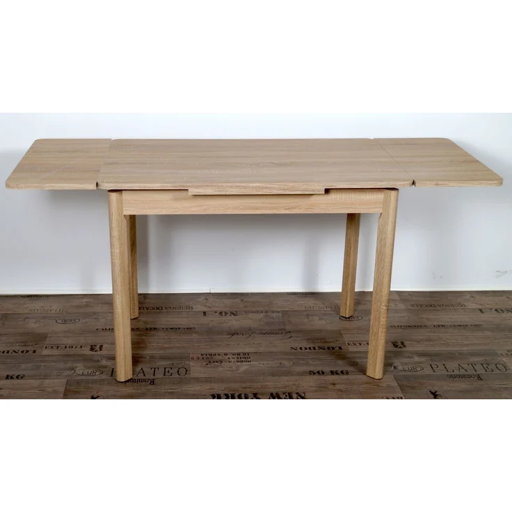 MSZ Design Eckbank Eckbankgruppe DUISBURG mit 4-Fußtisch ausziehbar Sonoma Eiche 125x89x89 cm – Bild 7