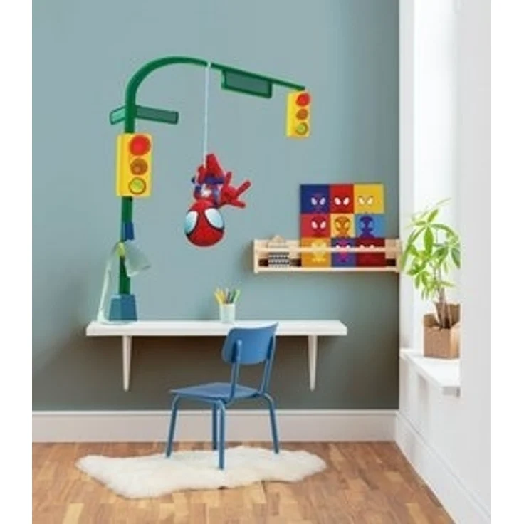 Komar Wandtattoo Spidey and His Amazing Friends Lamp Swing - Größe 50 x 70 cm (5 St), Künstler: Komar, selbstklebend, Wandsticker, Kinderzimmer – Bild 5