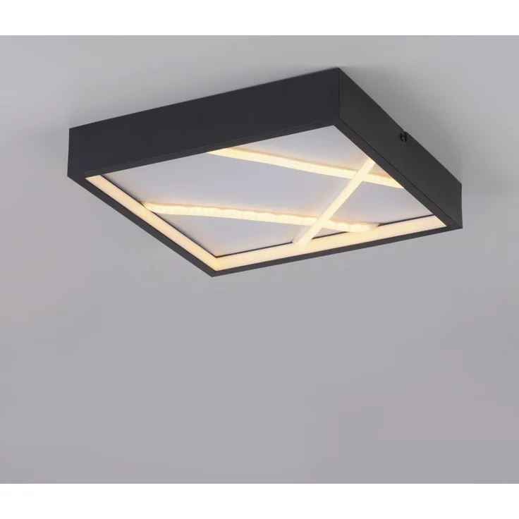 JUST LIGHT 14092-18 MIKADO Deckenleuchte eckig schwarz 3000K – Bild 3