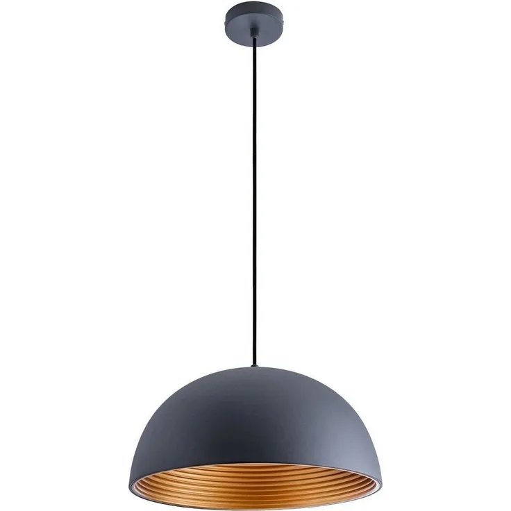 Paco Home Pendelleuchte SAWYER, ohne Leuchtmittel, Hängelampe Esszimmer Küchenlampe Hängend 1,5m Textilkabel Ã˜40,5cm