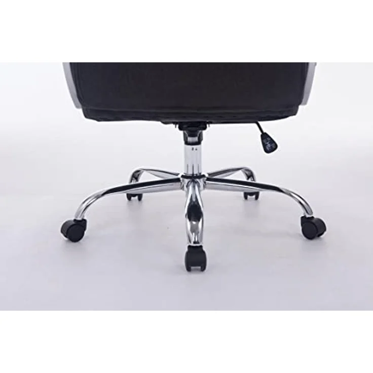 TPFLiving XXL Bürostuhl Vancom, Dunkelgrau, 235 kg Belastbarkeit, ergonomisch, drehbar, Stoffbezug, 77x122x77 cm – Bild 8