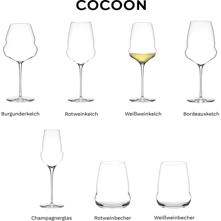 Stölzle Lausitz Cocoon Weißweinkelch 483 ml 6er Set – Bild 7