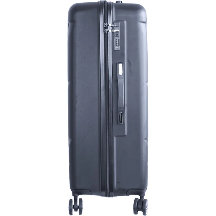 3 Tlg. Koffer-Set - ABS Hartschale mit 4 Rädern 360° drehbar Anthrazit – Bild 4