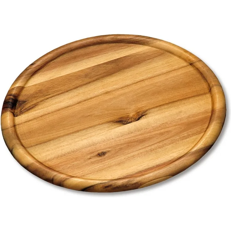 Pizzateller / Servierteller, Akazie - Ø 32cm