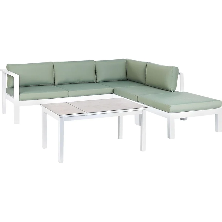 Lounge Set MESSINA Metall Grün – Bild 5
