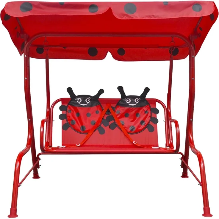 vidaXL Kinder-Hollywoodschaukel Rot 41840