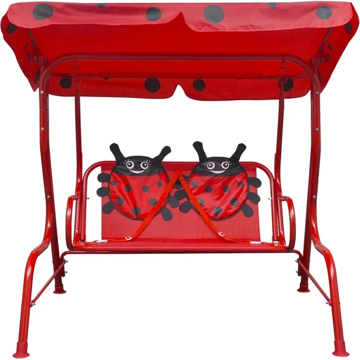 vidaXL Kinder-Hollywoodschaukel Rot 41840 – Bild 1