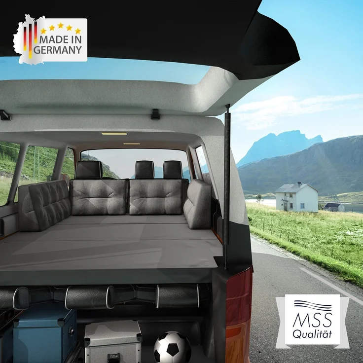 MSS® 3 Kissen für VW lang Anthrazit x3 – Bild 3