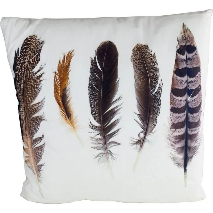 hochwertiges Dekokissen 5 Federn Kissen 45 x 45cm Sofakissen Deko Kuschelkissen
