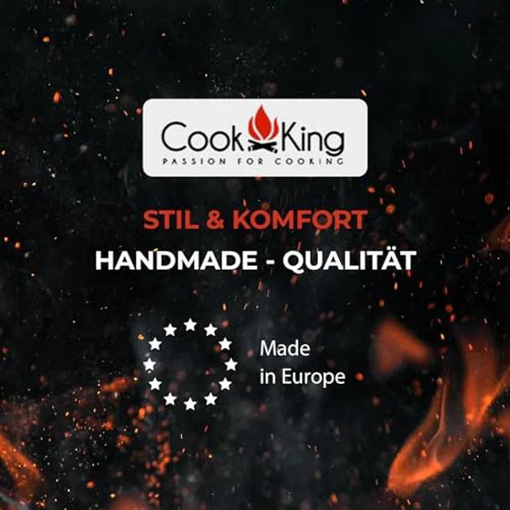CookKing Stahl Grillrost 60 | inkl. 4 Griffen | – Bild 8