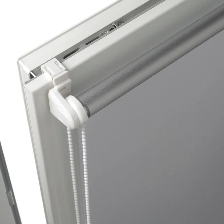 Deco Company Rollo mit Thermo-Rückseite zum Klemmen, Verdunklungsrollo ohne Bohren, Höchste Lichtreflexion, Hitzeschutz, Energiesparend, Weiß, 65 x 150 cm (BxH) – Bild 2