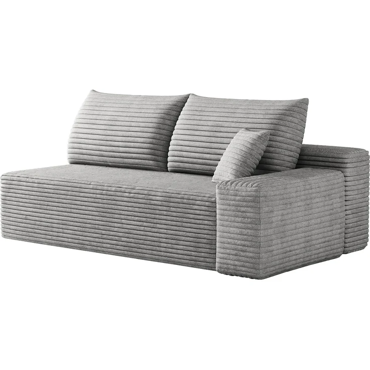ZUBALIYA SchlafSofa mit Cordbezug, modular aufgebaut, ohne aufwendige Montage, für Wohnzimmer und Apartments – Bild 5